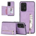 thumbnail image 1 of Allytech Wallet Case for Samsung Galaxy A53 5G, Premium PU Leather Zipper Cash Pocket Cards Holder Kickstand Feature Scratch Resistant Drop Protection Wallet Cover for Samsung Galaxy A53 5G - Purple, 1 of 7