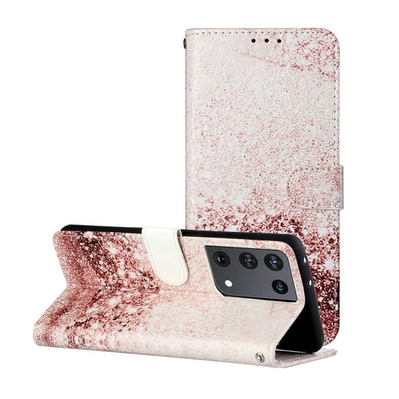 Allytech Wallet Case for Samsung Galaxy S21 Ultra, PU Leather Folio Flip Stand Shockproof Protection TPU Inner Impact Resistant Cards Holder Case Cover for Samsung Galaxy S21 Ultra,Sand