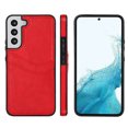 thumbnail image 1 of Allytech Wallet Case for Samsung Galaxy S22 - 2 Card Holder - Military Grade Drop Protection - Ultra Slim & Protective - Premium PU Leather Shockproof Phone Case for Women & Men - Red, 1 of 7