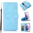 thumbnail image 1 of Allytech Wallet Case for Samsung Galaxy S22 5G (6.1 inch) 2022 Model, Detachable Bumper PU Leather Shockproof Slim Stand Card Slots Case with Hand Strap for Samsung S22, Lightblue, 1 of 7
