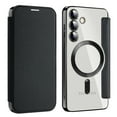 thumbnail image 1 of Allytech Wallet Case for Samsung Galaxy S23 FE with Card Slots & Lens Protector, Compatible with MagSafe, Slim Shockproof Anti-Scratch Clear Back Panel [RFID Blocking] Case - Black, 1 of 8