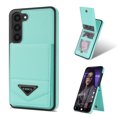 thumbnail image 1 of Allytech Wallet Case for Samsung Galaxy S23 FE, Luxury PU Leather Kickstand Card Slots Magnetic Buckle RFID Blocking Shockproof Anti-Scratch Protective Case for Women Men - Mint, 1 of 10