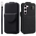 thumbnail image 1 of Allytech Wallet Case for Samsung Galaxy S23 Plus with Hand Strap & Shoulder Strap, Flip Premium PU Leather Case with Credit Card Slots, Kickstand Magnetic Closure Shockproof Protective Case, Black, 1 of 7