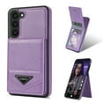 thumbnail image 1 of Allytech Wallet Case for Samsung Galaxy S23 Plus, Luxury PU Leather Kickstand Card Slots Magnetic Buckle RFID Blocking Shockproof Anti-Scratch Protective Case for Women Men - Purple, 1 of 10