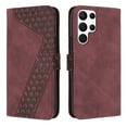 thumbnail image 1 of Allytech Wallet Case for Samsung Galaxy S23 Ultra 5G (2023), PU Leather and TPU Bumper Full Protection Credit Card Holder Flip Book Stand Hand Strap Case for Galaxy S23 Ultra 6.8" 5G, Winered, 1 of 9