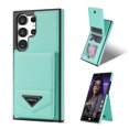 thumbnail image 1 of Allytech Wallet Case for Samsung Galaxy S23 Ultra, Luxury PU Leather Kickstand Card Slots Magnetic Buckle RFID Blocking Shockproof Anti-Scratch Protective Case for Women Men - Mint, 1 of 10