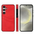thumbnail image 1 of Allytech Wallet Case for Samsung Galaxy S24 - 2 Card Holder - Military Grade Drop Protection - Ultra Slim & Protective - Premium PU Leather Shockproof Phone Case for Women & Men - Red, 1 of 7