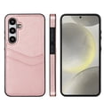 thumbnail image 1 of Allytech Wallet Case for Samsung Galaxy S24 Plus - 2 Card Holder - Military Grade Drop Protection - Ultra Slim & Protective - Premium PU Leather Shockproof Phone Case for Women & Men - Rosegold, 1 of 7
