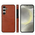 thumbnail image 1 of Allytech Wallet Case for Samsung Galaxy S24 Plus - 2 Card Holder - Military Grade Drop Protection - Ultra Slim & Protective - Premium PU Leather Shockproof Phone Case for Women & Men - Brown, 1 of 7