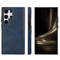 thumbnail image 1 of Allytech Wallet Case for Samsung Galaxy S24 Ultra - 2 Card Holder - Military Grade Drop Protection - Ultra Slim & Protective - Premium PU Leather Shockproof Phone Case for Women & Men - Blue, 1 of 7