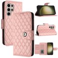 thumbnail image 1 of Allytech Wallet Case for Samsung Galaxy S24 Ultra, Luxury PU Leather Shockproof Protective Flip Cover for Women Girls, Kickstand Folio Case with Card Slots Holder Wrist Strap Lanyard - Coralpink, 1 of 7