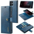 thumbnail image 1 of Allytech Wallet Case for Samsung Galaxy S25 Ultra with 3 Card Slots & Cash Pocket, 2 in 1 Detachable Strong Magnetic Case, Retro PU Leather Shockproof Magnetic Clasp Slim Protective Shell - Blue, 1 of 8