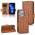 thumbnail image 1 of Allytech Wallet Case for Apple iPhone 11 Pro Max, Embossed Premium PU Leather Wallet Flip Protective Stand Phone Case Cover with Card Slots, Brown, 1 of 6