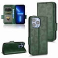 thumbnail image 1 of Allytech Wallet Case for Apple iPhone 11 Pro Max, Embossed Premium PU Leather Wallet Flip Protective Stand Phone Case Cover with Card Slots, Green, 1 of 6