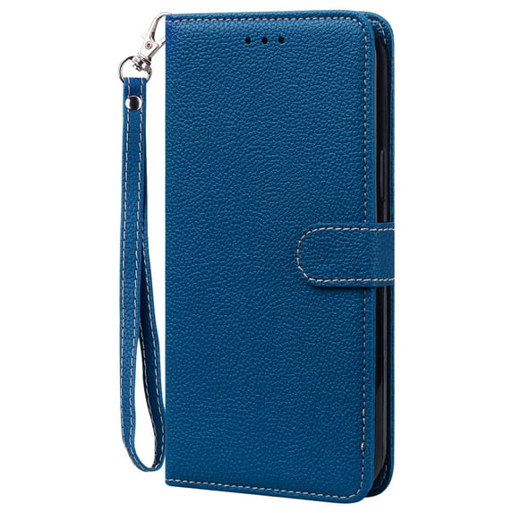 Allytech Wallet Case for Samsung Galaxy A21s Credit Card Slots Holder Slim PU Leather Folio Flip Wallet Phone Case, Darkblue