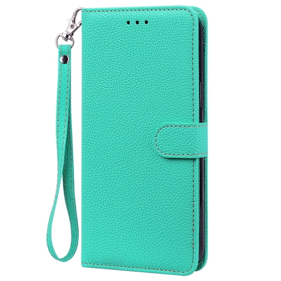 Allytech Wallet Case for Samsung Galaxy A21s Credit Card Slots Holder Slim PU Leather Folio Flip Wallet Phone Case, Mint