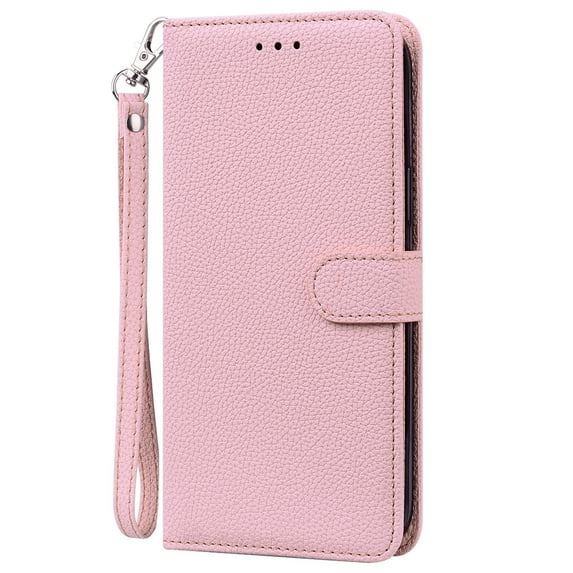 Allytech Wallet Case for Samsung Galaxy A21s Credit Card Slots Holder Slim PU Leather Folio Flip Wallet Phone Case, Pink