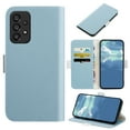 thumbnail image 1 of Allytech Wallet Case for Samsung Galaxy A53 5G, Candy Color Leather Magnetic Closure Flip Card Slots Holder Shockproof Phone Case,Blue, 1 of 10