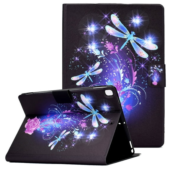 Allytech Wallet Case for iPad 9 2021/iPad 8 2020/iPad 7 2019, PU Leather Folio Auto Wake Sleep Kickstand Card Slots Case for iPad 10.2 inch 2021(9th Gen)/iPad 8th/7th Gen 2020/2019, Butterfly & Floral