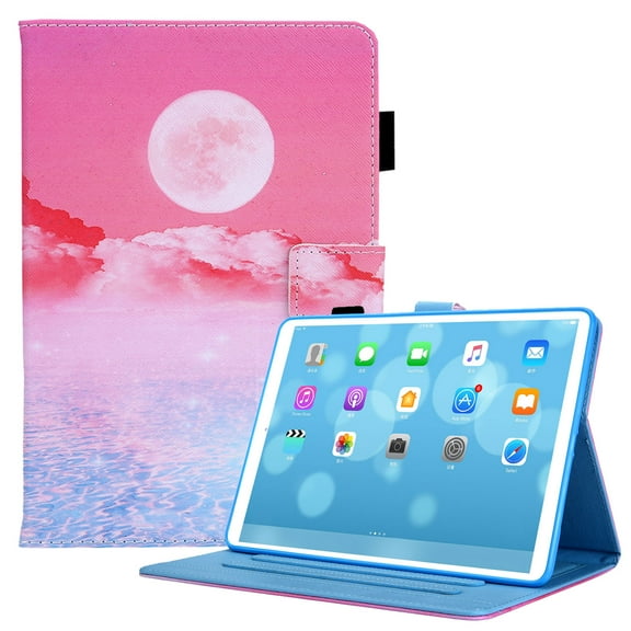 Allytech Wallet Case for iPad Mini 6(2021), iPad Mini 6th Gen 8.3 inch Cover with Pencil Slot, Auto Sleep Wake PU Leather Protective Adjustable Stand Card Pocket Cover for iPad Mini 6, Sunrise