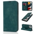 thumbnail image 1 of Allytech Wallet Case for iPhone 13 Pro 6.1" Compatible with MagSafe, Support Wireless Charger Vegan PU Leather Flip Magnetic Stand Case with Card Holders [RFID Blocking], Blue, 1 of 12