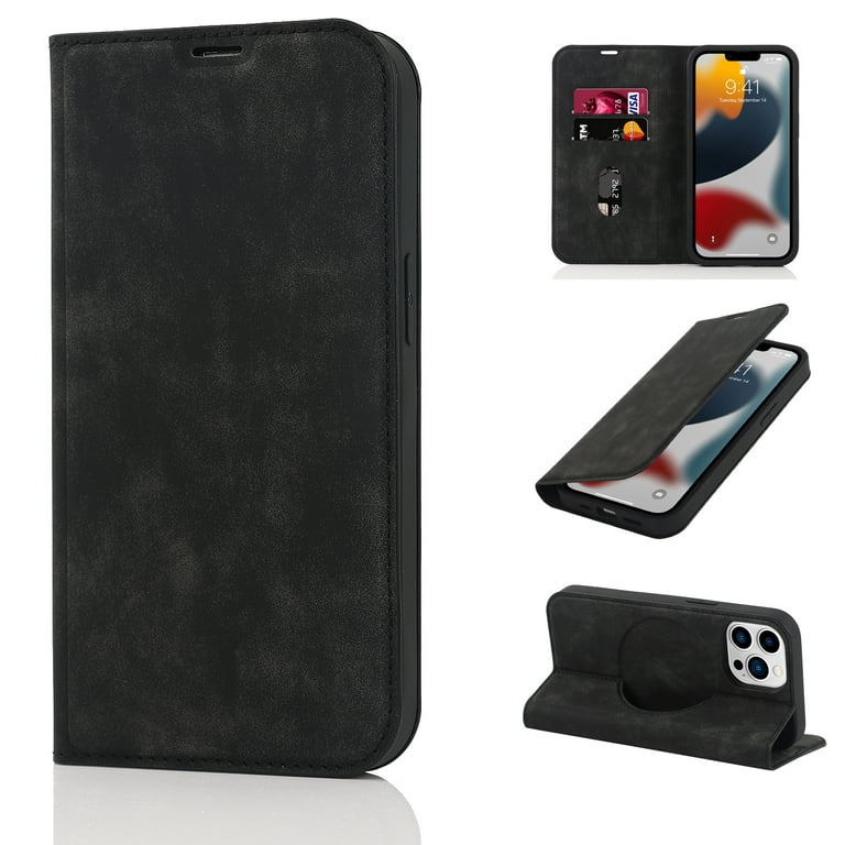 Allytech for Apple iPhone 13 Wallet Case,RFID Blocking Card Pocket