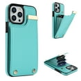 thumbnail image 1 of Allytech Wallet Case for iPhone 13 Pro Max, Case with Card Holder & Magnetic Buckle, RFID Blocking PU Leather Shockproof Anti-Fingerprint Anti-Fall Protective Case for Women Men, Mint, 1 of 7