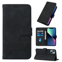 Allytech Wallet Case for iPhone 14 (6.1 inch) 2022 Released, Simple Business Style PU Leather Flip Folio Kickstand Card Slots Magnetic Closure Case for iPhone 14 5G, Black