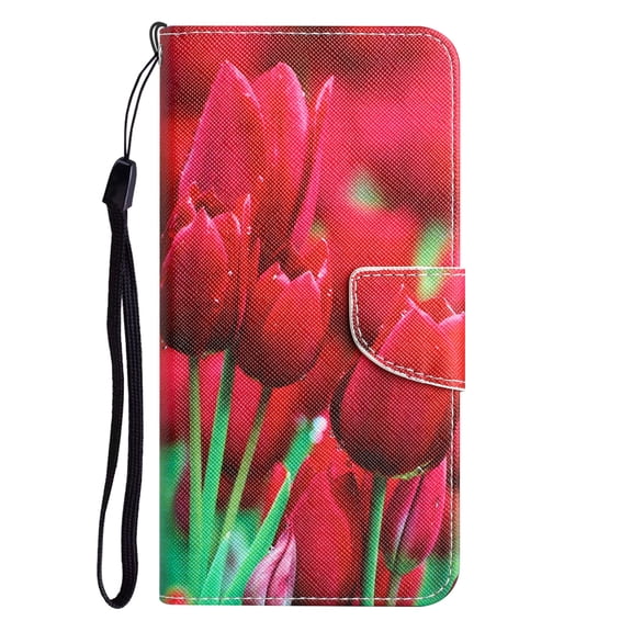 Allytech Wallet Case for iPhone 14 Cute Animals Love Butterfly Pattern, Purse Case with Card Slots Holders Kickstand Function Handstrap Lanyard Women Girls Case for iPhone 14,H