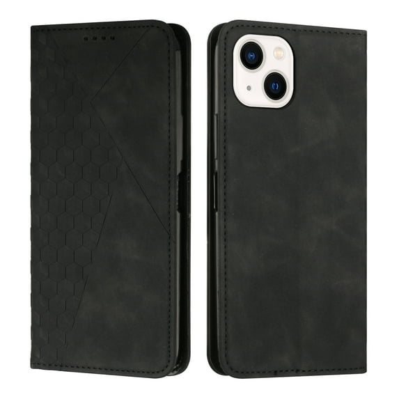 Allytech Wallet Case for iPhone 15 with Card Cash Slots & Kickstand, Luxury PU Leather Soft TPU Inner Shockproof Anti-Fall Anti-Scratch Magnetic Closure Slim Case for iPhone 15, Black