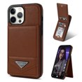 thumbnail image 1 of Allytech Wallet Case for iPhone 15 Plus, Luxury PU Leather Kickstand Card Slots Magnetic Buckle RFID Blocking Shockproof Anti-Scratch Protective Case for Women Men - Brown, 1 of 10