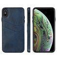 thumbnail image 1 of Allytech Wallet Case for iPhone XS/X - 2 Card Holder - Military Grade Drop Protection - Ultra Slim & Protective - Premium PU Leather Shockproof Phone Case for Women & Men - Blue, 1 of 7