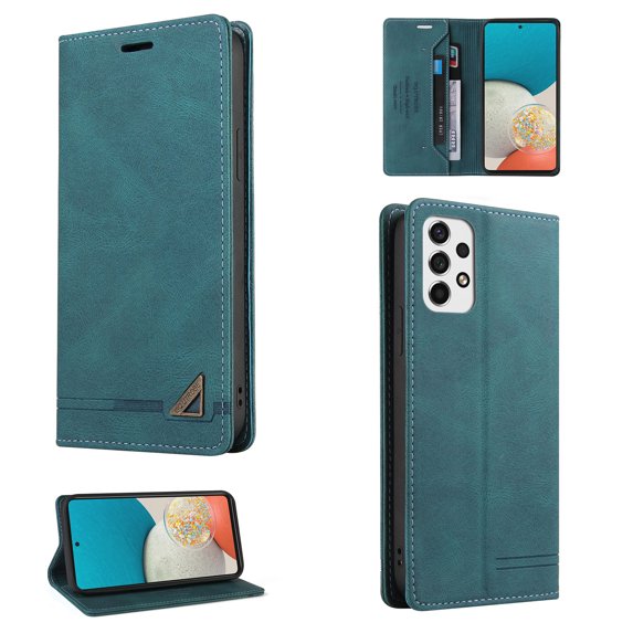 Allytech Wallet Cover for Samsung A53 Case 5G, Shockproof PU Leather Kickstand Wallet Card RFID Blocking Magnetic Folio Holder, Book Style Anti-Scratch Phone Case For Samsung Galaxy A53 5G,Blue