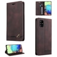 thumbnail image 1 of Allytech Wallet Cover for Samsung A71 Case 4G, Shockproof PU Leather Kickstand Wallet Card RFID Blocking Magnetic Folio Holder, Book Style Anti-Scratch Phone Case For Samsung Galaxy A71 4G,Brown, 1 of 14