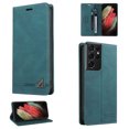 thumbnail image 1 of Allytech Wallet Cover for Samsung S21 Ultra Case, Shockproof PU Leather Kickstand Wallet Card RFID Blocking Magnetic Folio Holder, Book Style Anti-Scratch Phone Case For Samsung Galaxy S21 Ultra,Blue, 1 of 14