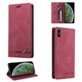 thumbnail image 1 of Allytech Wallet Cover for iPhone XS Max, Shockproof PU Leather Kickstand Wallet Card RFID Blocking Magnetic Folio Holder, Book Style Anti-Scratch Phone Case For iPhone XS Max,Red, 1 of 14