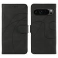 thumbnail image 1 of Allytech Wallet Flip Case for Google Pixel 9 / 9 Pro, Retro Luxury PU Leather Shockproof Soft TPU Inner Magnetic Clasp Cover with Card Cash Slots & Kickstand & Wrist Strap for Women Men - Black, 1 of 10