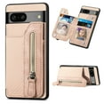 thumbnail image 1 of Allytech Wallet Phone Case for Google Pixel 8 Pro 6.7", Premium Leather TPU Back Cover Shockproof Protective Cards Holder Kickstand Wallet Case Cover for Google Pixel 8 Pro 2023, Khaki, 1 of 7