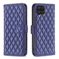 thumbnail image 1 of Allytech Wallet case for Samsung Galaxy A12, Argyle Pattern PU Leather Wallet case with Kickstand Card Slots Magnetic Closure Shockproof Case For Samsung Galaxy A12,Blue, 1 of 5
