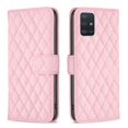 thumbnail image 1 of Allytech Wallet case for Samsung Galaxy A51 4G, Argyle Pattern PU Leather Wallet case with Kickstand Card Slots Magnetic Closure Shockproof Case For Samsung Galaxy A51 4G,Pink, 1 of 5