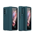 thumbnail image 1 of Allytech Z Fold 3 Case, Galaxy Z Fold 3 Case, Hard PC with Hinged Designed Shockproof Full Protection Bumper Anti-scratch Drop Absorption Case Cover for Samsung Galaxy Z Fold 3 2021, Cyan, 1 of 9