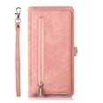 thumbnail image 1 of Allytech Zipper Wallet Case for Samsung Galaxy S20 PU Leather Crossbody Shoulder Carrying Purse Case with Card Slots Kickstand Magnetic Protective Case For Samsung Galaxy S20,Rosegold, 1 of 7