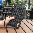thumbnail image 1 of Allytech Zipper Wallet case for iPhone 11 Pro Max, Argyle Pattern PU Leather Wallet case with Handstrap Kickstand Card Slots Magnetic Closure Shockproof Case For iPhone 11 Pro Max,Black, 1 of 6