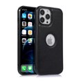thumbnail image 1 of Allytech for Apple iPhone 13 Pro Max Case Luxury Leather Business Vintage Slim Non-Slip Soft Grip Shockproof Protective Cover, Black, 1 of 5