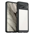 thumbnail image 1 of Allytech for Google Pixel 8 Clear Case, Hybrid Rugged Anti-Yellow Shockproof Hard Shell Back Cover Phone Case for Google Pixel 8, Black, 1 of 8