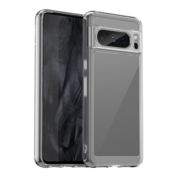 Allytech for Google Pixel 8 Pro Clear Case, Hybrid Rugged Anti-Yellow Shockproof Hard Shell Back Cover Phone Case for Google Pixel 8 Pro, Clear