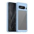 thumbnail image 1 of Allytech for Google Pixel 8A Clear Case, Hybrid Rugged Anti-Yellow Shockproof Hard Shell Back Cover Phone Case for Google Pixel 8A, Blue, 1 of 9