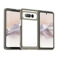 thumbnail image 1 of Allytech for Google Pixel Fold Clear Case, Hybrid Rugged Anti-Yellow Shockproof Hard Shell Back Cover Phone Case for Google Pixel Fold, Gray, 1 of 9