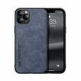 thumbnail image 1 of Allytech for iPhone 13 Pro Luxury Leather Case,Simple Fasion Ultra Slim Anti-Slip Scratch Resistant Protective Phone Case for iPhone 13 Pro,Blue, 1 of 6