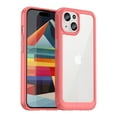 thumbnail image 1 of Allytech for iPhone 15 Plus Case, Clear Back Cover Hard Shell Rugged Hybrid Shockproof Cell Phone Case for Apple iPhone 15 Plus, Red, 1 of 8